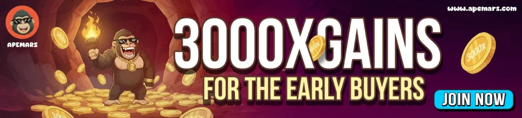 Ethereum and XRP “Under $1” Lessons: APEMARS Stage 3 at $0.00002448 – The Best 100x Meme Coin Flying Past 3 Billion Tokens Sold image 1