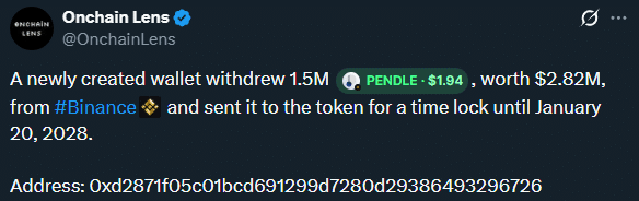 Baleia adiciona 1,5 milhão de PENDLE: o token está revertendo após uma queda de 65%? image 0