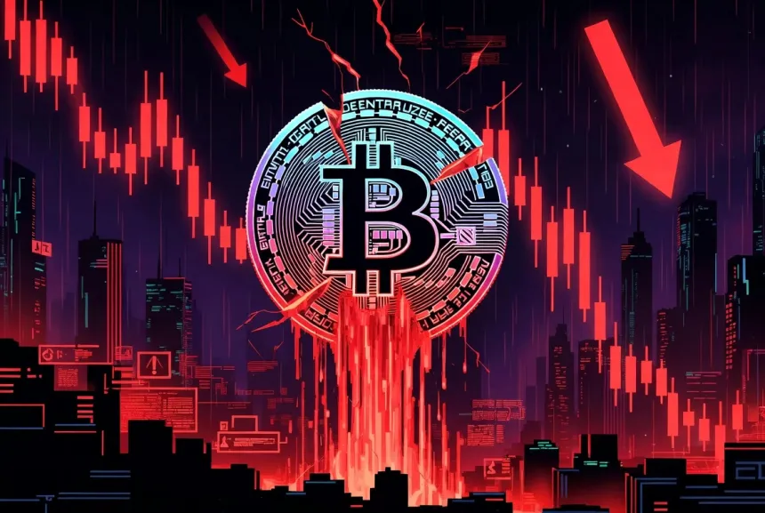 Bitcoin Now Testing Key Demand Area Following A Triangle Breakdown image 0