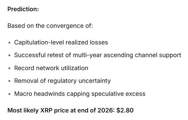 DeepSeek AI predicts XRP price for end of 2026 image 4