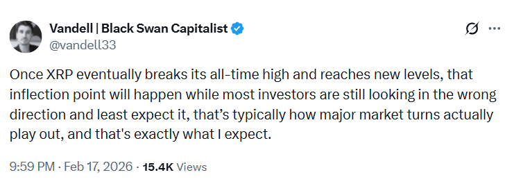 XRP Inflection Point Will Happen When Most Investors Are Looking in the Wrong Direction: Pundit image 2