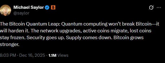 Bitcoin’s quantum future – Saylor plays down risks as experts raise red flags