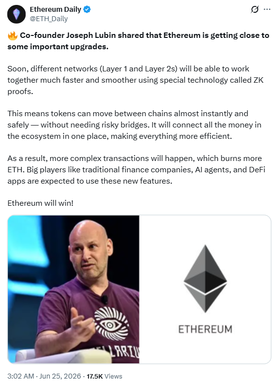 تستعد شبكة إيثريوم (ETH) لإجراء تحديثات كبيرة في المستقبل، لكن هل سيرتد سعر الإيثريوم؟ image 0