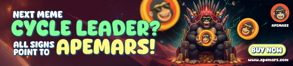 Claim 100% Bonus in APEMARS Stage 15 with EASTER100: Best Crypto Presale to Buy Now as Dogecoin Rises 4.8% and ApeCoin Jumps 9.5%  image 0