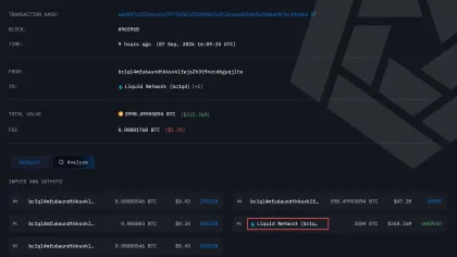 Liquid Network gets 3,400 Bitcoin back: Attackers keep 15% as unofficial bounty