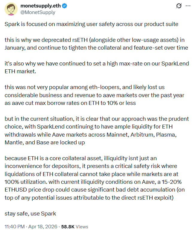 LayerZero says Kelp setup caused exploit, as Aave loss questions mount