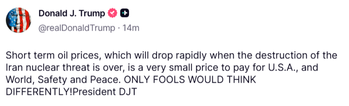 Oil Hits $111, Iran Names New Leader — Bitcoin Dips Below $66K image 2