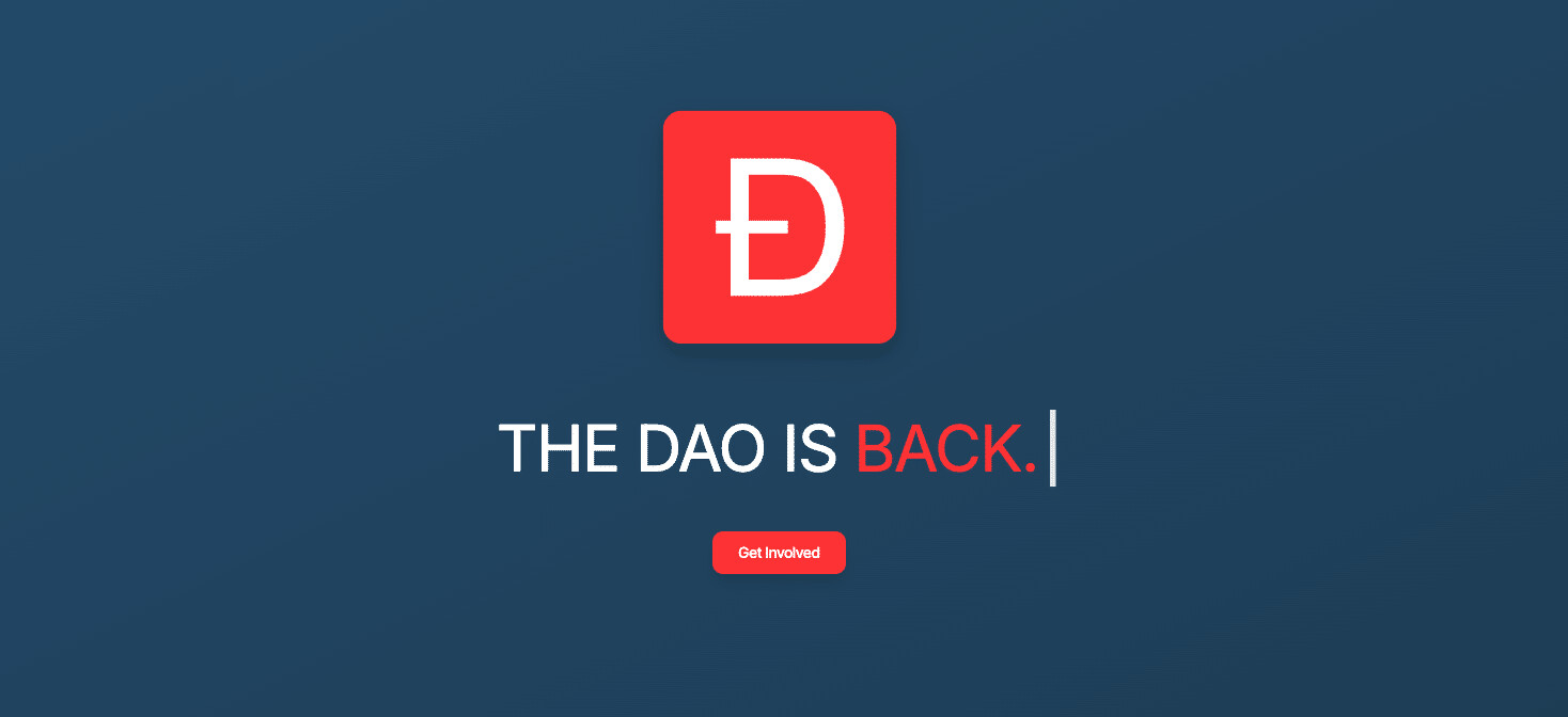 El gran regreso de TheDAO con un fondo de seguridad en Ethereum de 220 millones de d