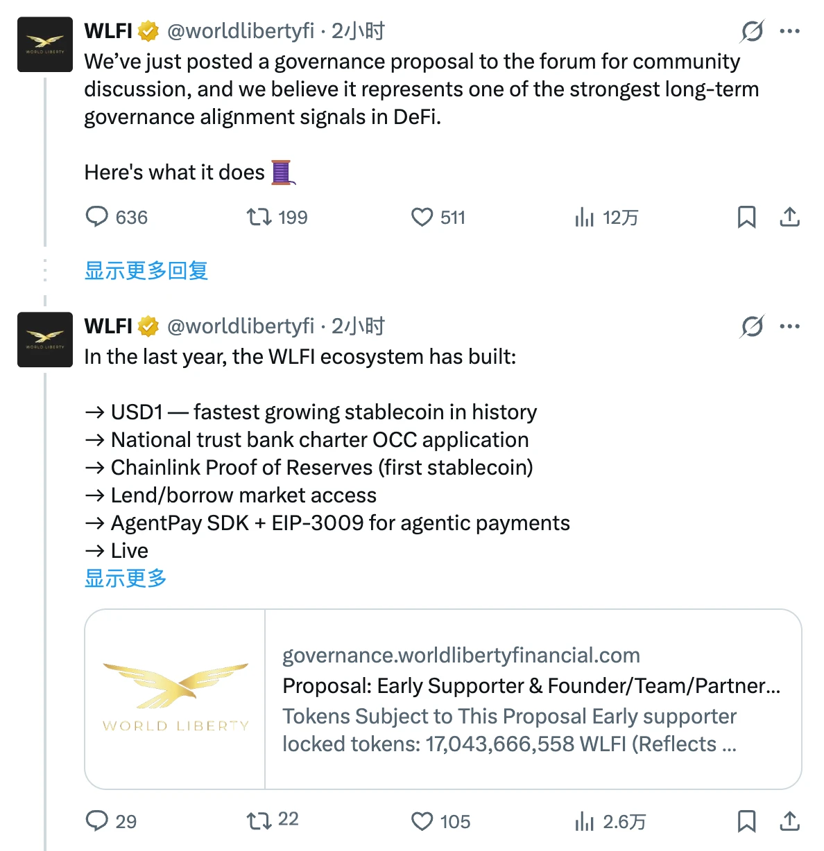 好消息,你投的 WLFI 要解锁了;坏消息,得先等特朗普下班