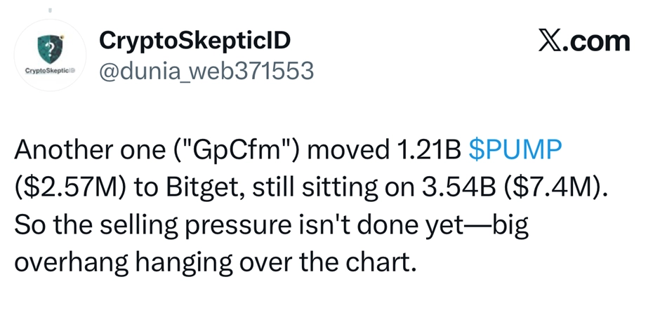 Pump.fun bán tháo 10 triệu đô la PUMP khi các chương trình mua lại không ngăn được sự giảm giá image 2