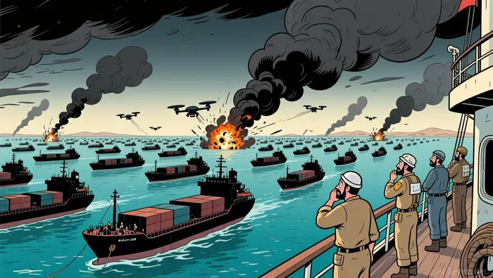 Iranian Restrictions Leave 40,000 Sailors Stranded, Boosting Tanker Profits and Heightening Geopolitical Tensions