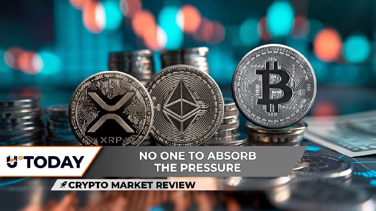 Crypto Market Review: Will XRP Hold Support Line? Bitcoin Hides Severe Price Divergence, Ethereum (ETH) Bounces in Attempt to Recover $2,000 image 1