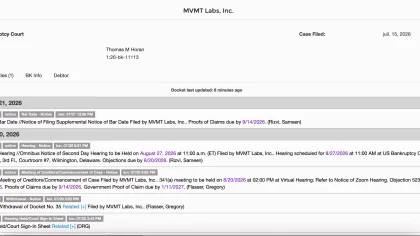 Movement Labs (MOVE) déclare sa faillite dans l'indifférence générale
