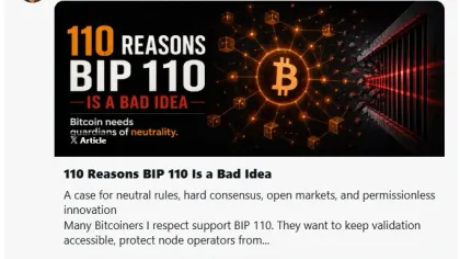 Michael Saylor Opposes BIP 110, Says Proposal Risks Bitcoin’s Neutrality
