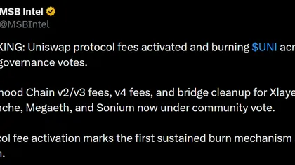 Uniswap community votes 74% in favor of UNI burn: Will adoption drive token scarcity?