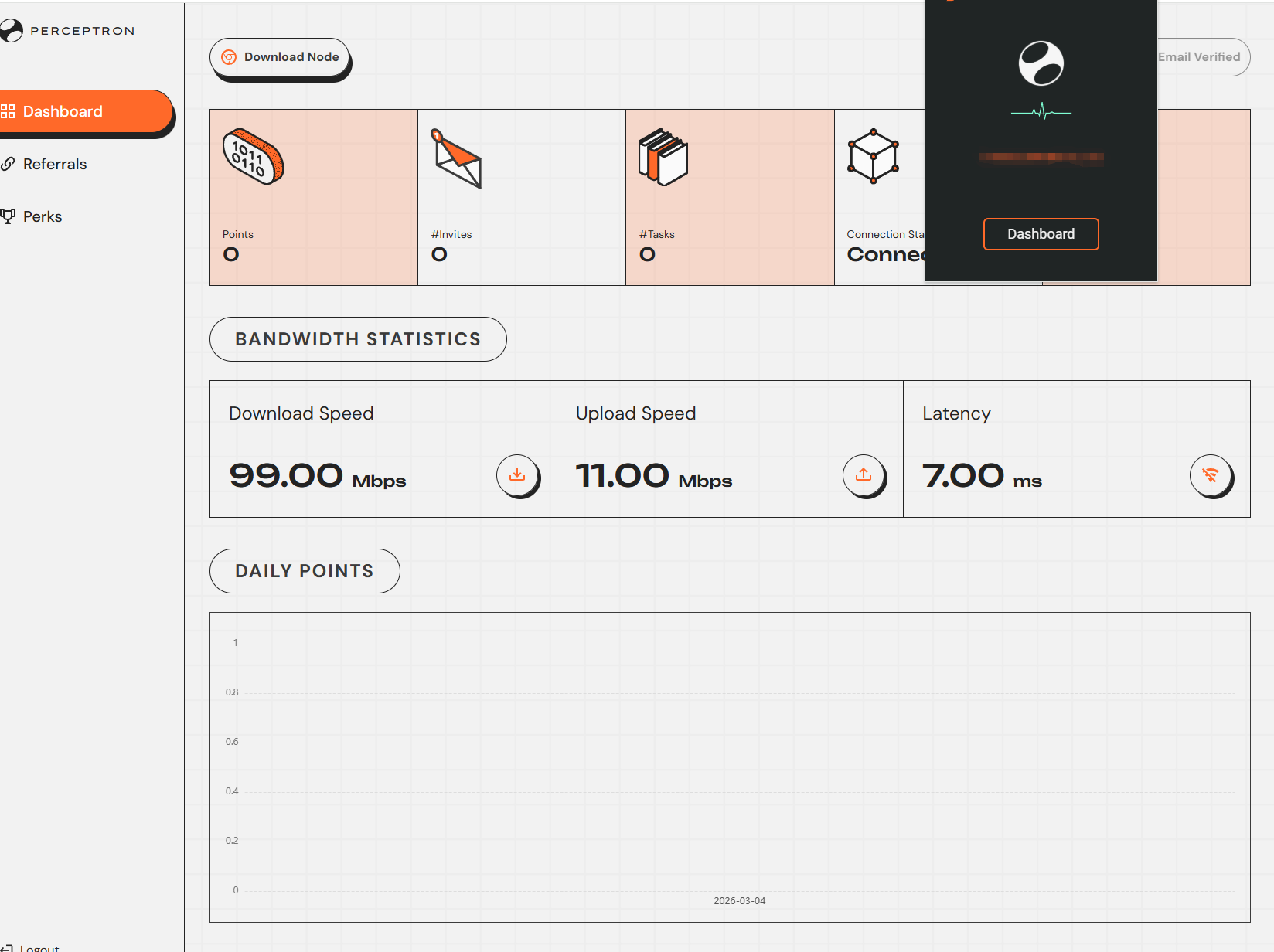 热门交互合集 | Perle Labs 新答题任务； Perceptron Network 挂机赚积分（ 3 月 4 日） image 7