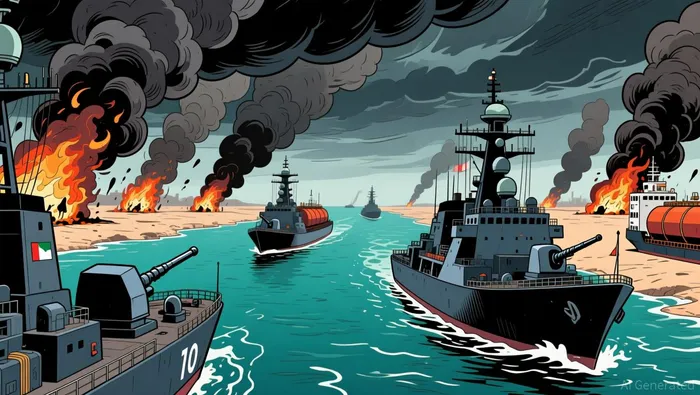 Iran Blockade Hints at Renewed Supply Disruptions, Impacting Energy and Shipping Shares