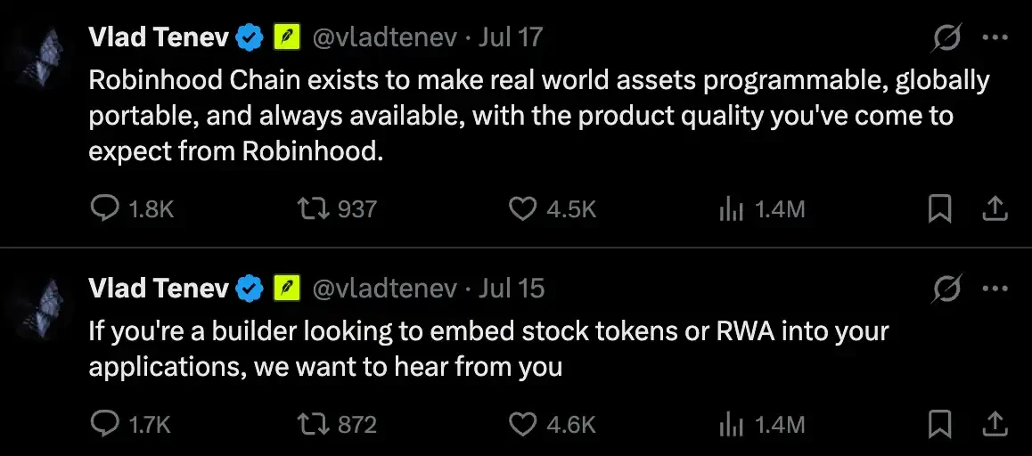 美股 meme ， Robinhood 链终于找到了自己的大叙事 image 5