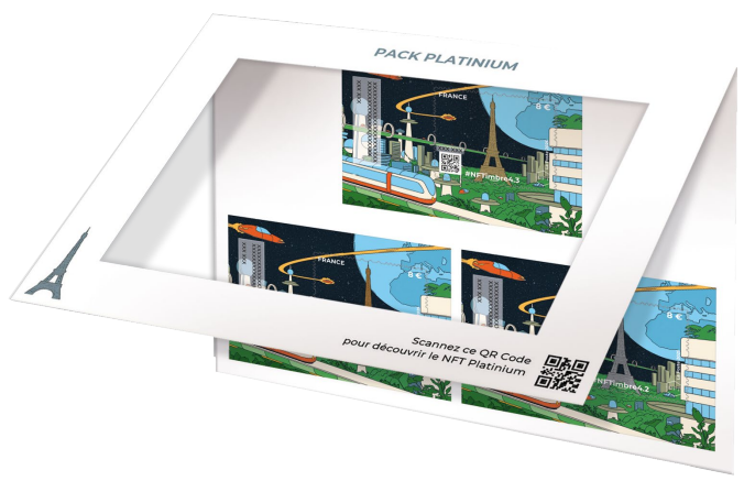 Monuments 3.0 : La Poste mêle timbres et NFT avec une création signée Simon Bailly