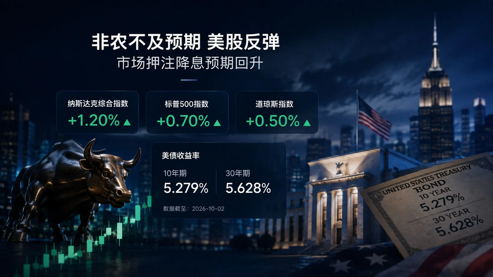 非农只增 2.9 万人,纳指却涨 1.2%, BiyaPay 行情观察:美股反弹的底气在哪里? image 1