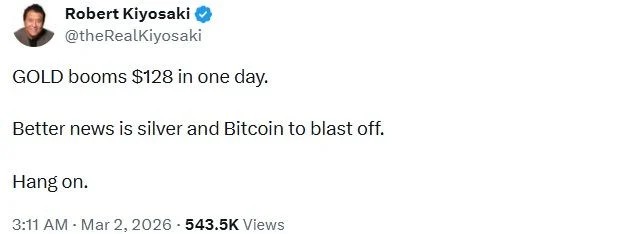 3 Alasan Robert Kiyosaki Yakin Bitcoin Bisa Meledak Hingga Rp4,22 Miliar di 2026! image 0