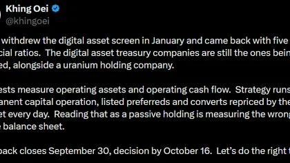‘Bitcoin doesn’t need MSCI’ – Strategy fires back as MSTR deletion odds hit 73%