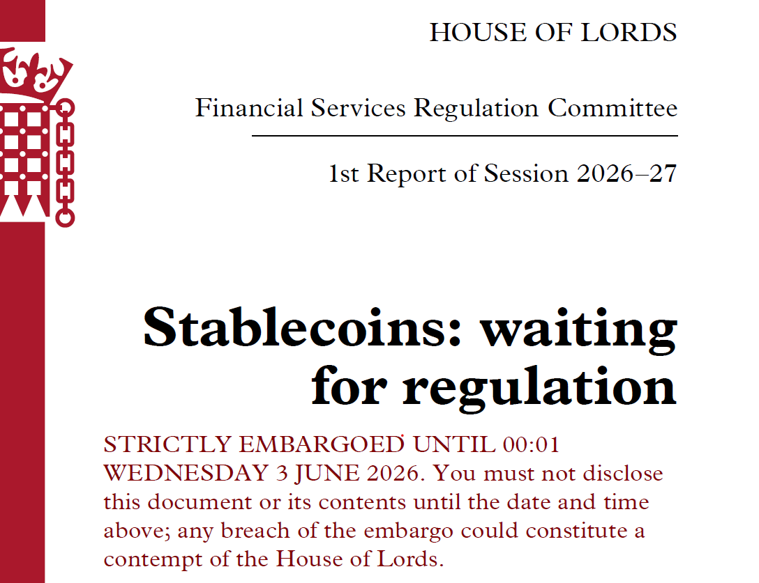 UK Lords warn BoE could regulate pound stablecoins into irrelevance