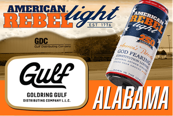 SWEET HOME ALABAMA: American Rebel (NASDAQ: AREB) Signs Powerhouse Partnership for American Rebel Light Beer with Industry Titan Gulf Distributing, Securing Statewide Saturation for