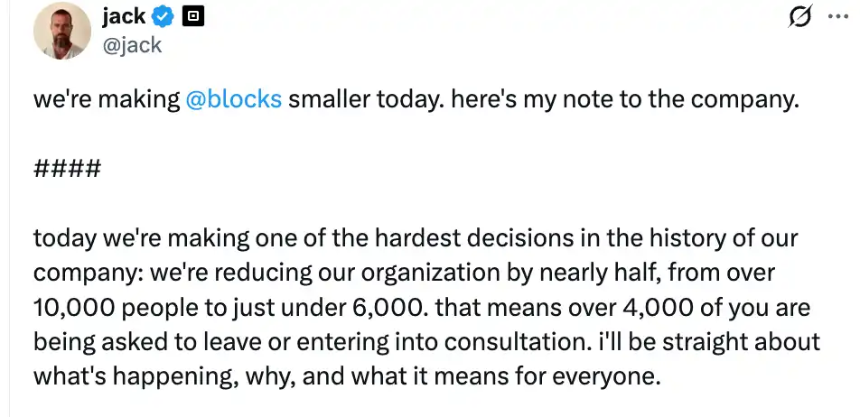 前推特联创一封真诚的裁员信：AI 能干你的活，你可以走了