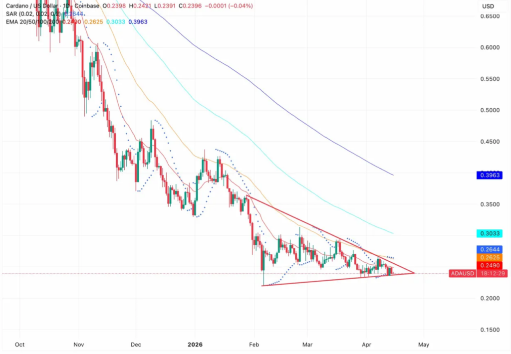Cardano Tests $0.243 Pivot as Breakout Pressure Builds image 0