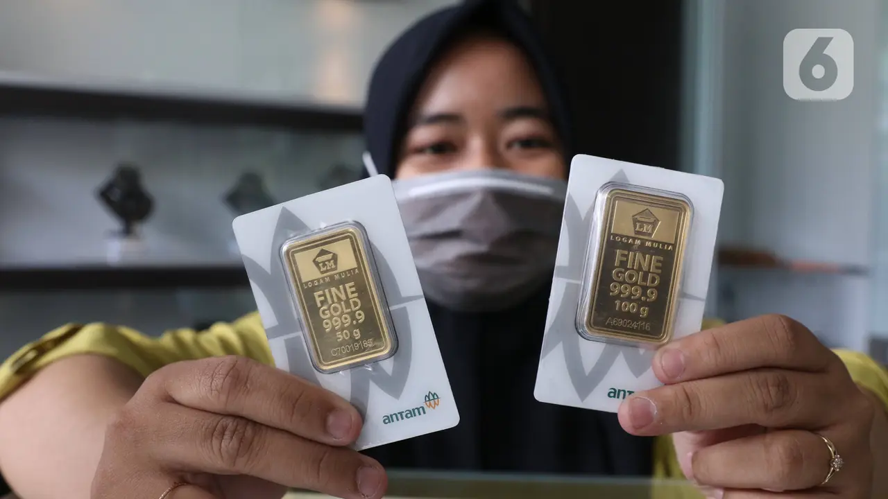 Harga Emas Antam Sepekan: Sempat Tergelincir sebelum Akhirnya Rebound image 0