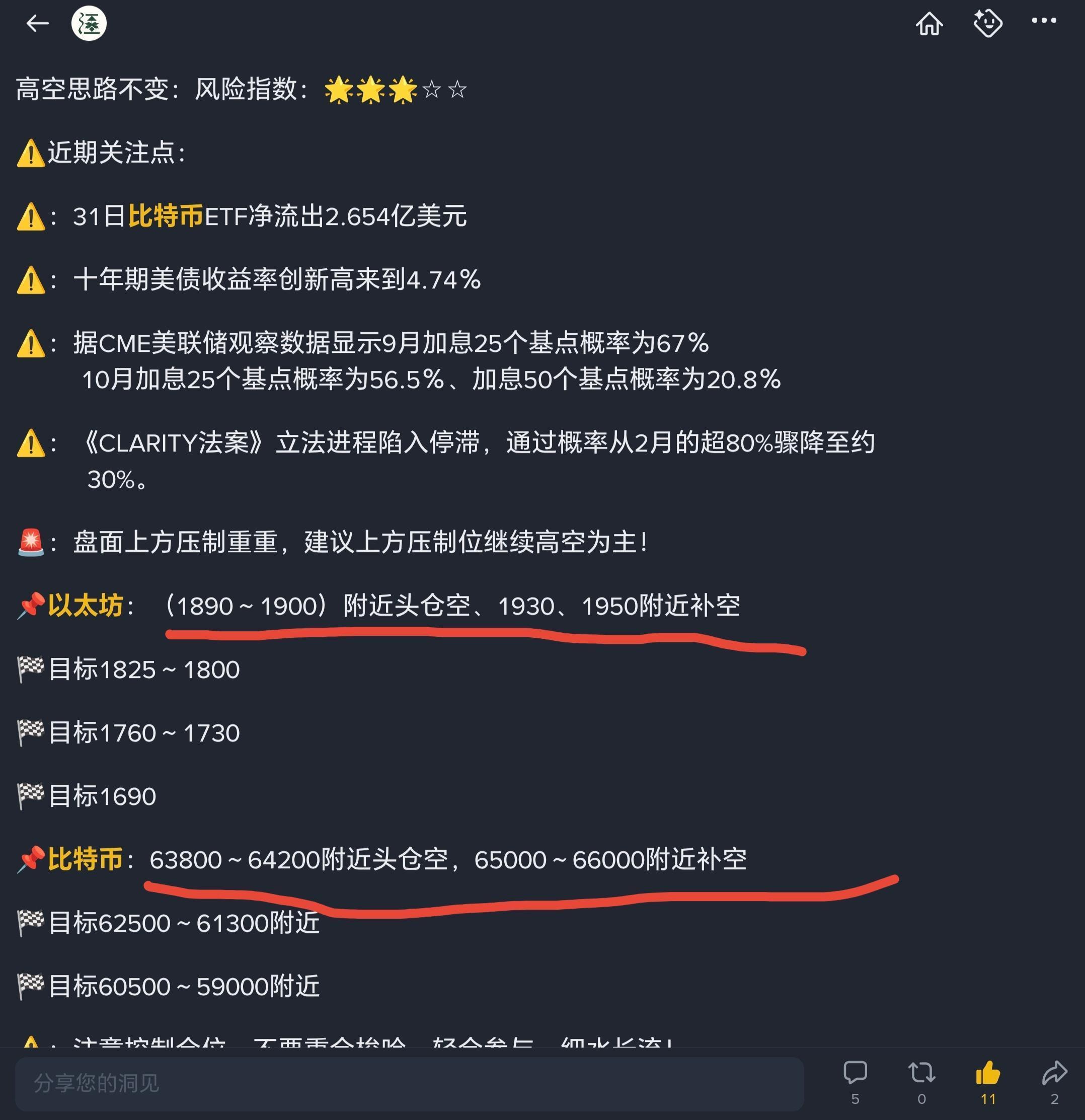 江枫资本：8月3日BTC/ETH行情日报丨跌跌不休的行情，什么时候才是真正抄底机会？三个信号决定底部！ image 0