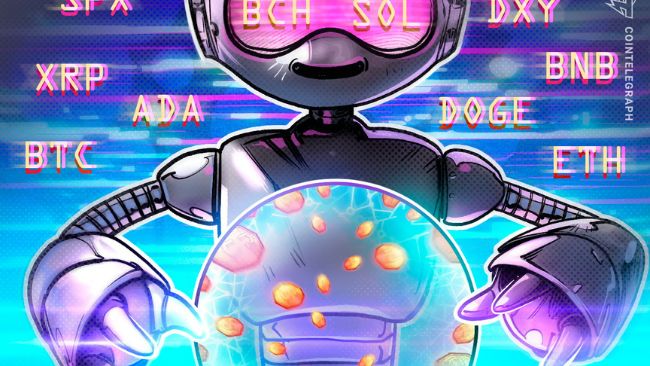 Price predictions 1/12: SPX, DXY, BTC, ETH, XRP, BNB, SOL, DOGE, ADA, BCH